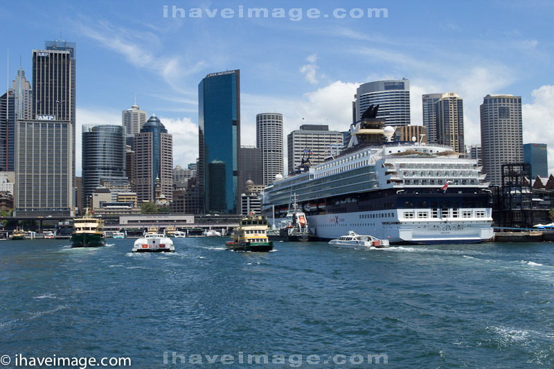 Ferry port Sydney Harbour
